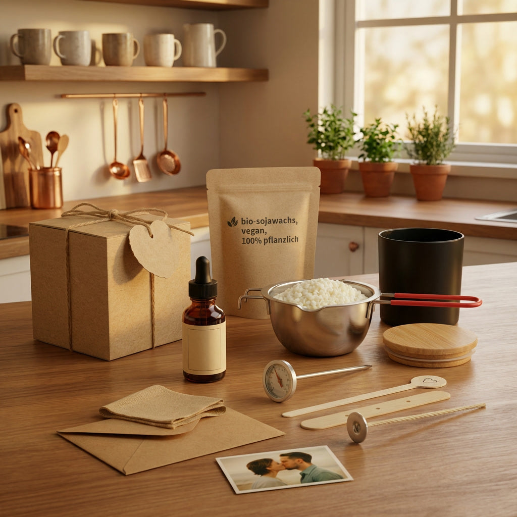 DIY Kerzen Set personalisiert