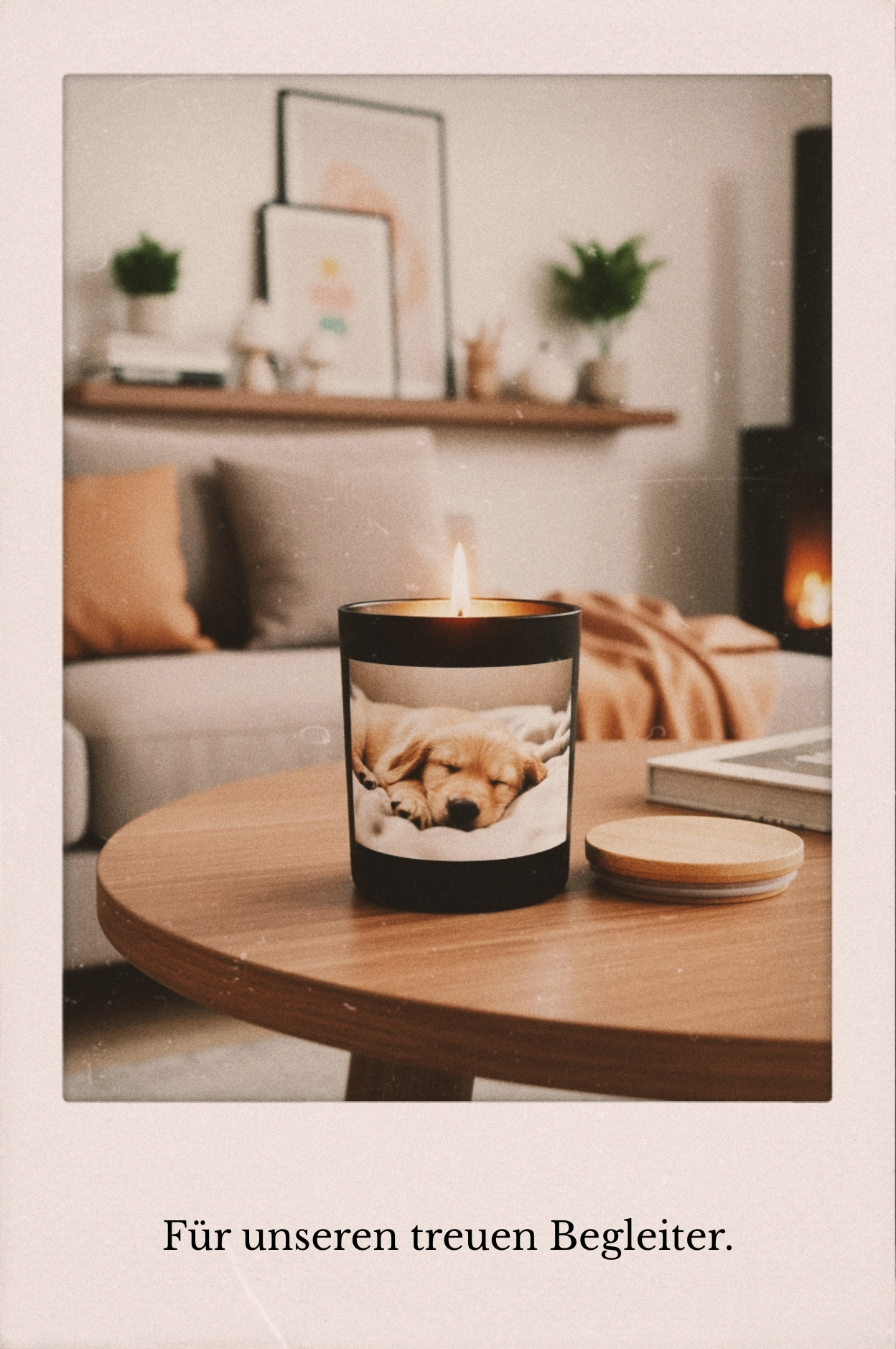 Personalisierte Duftkerze mit Foto ✓ Für Geschenke & als Trauerkerze ✓ Handgemacht Bio Sojawachs ✓ Vegan ✓ Nachhaltig ► Jetzt gestalten!