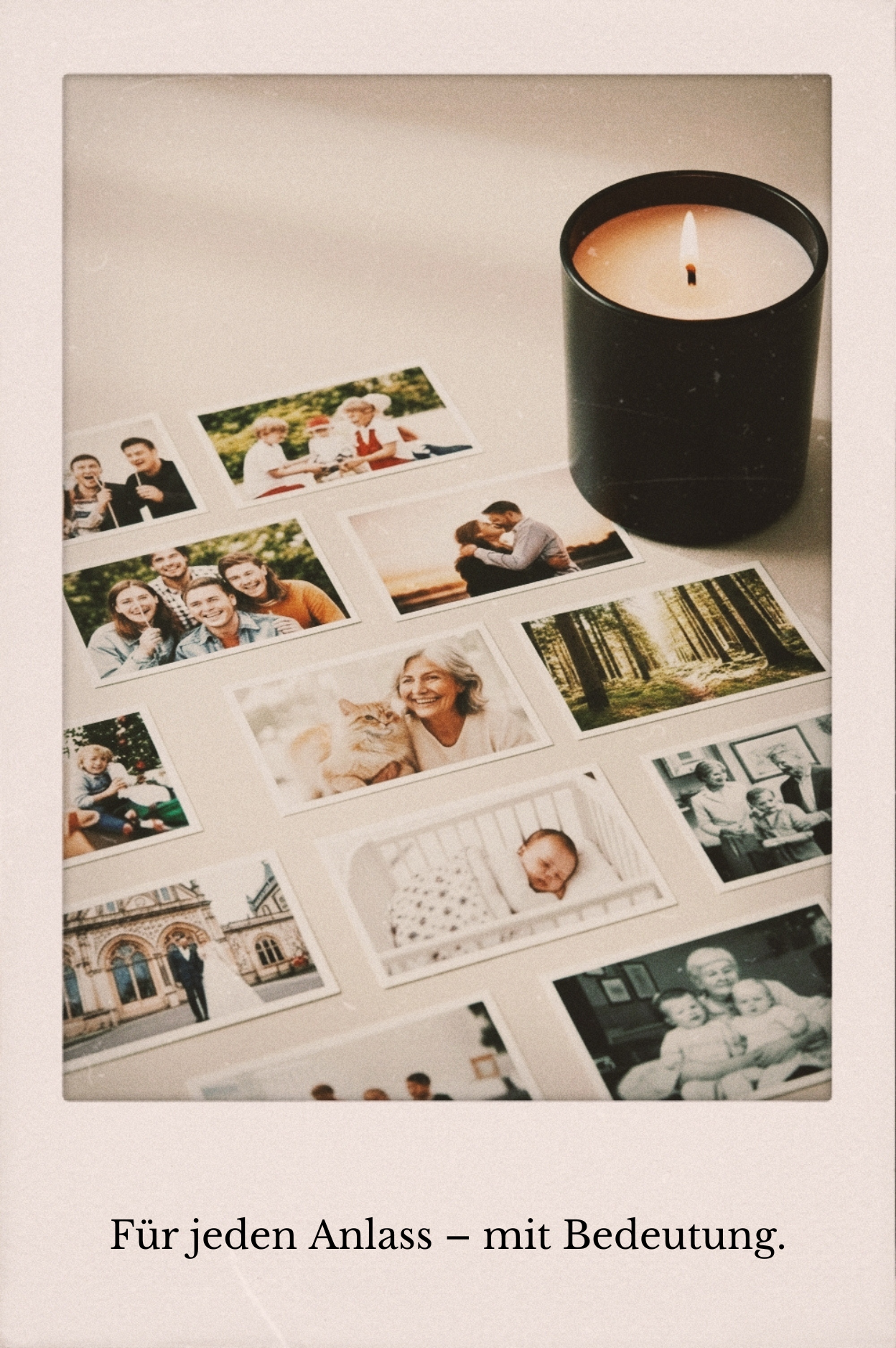 Vielseitigkeit (verschiedene Anlässe)
Familie/Erinnerungen
Keywords: verschiedene Anlässe, Familienfotos
nachhaltig
Persönliches Geschenk